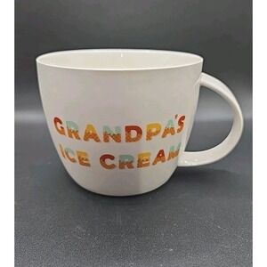 Grandpa's Ice Cream XL Mug/Bowl Ceramic 20oz GUC GIFT